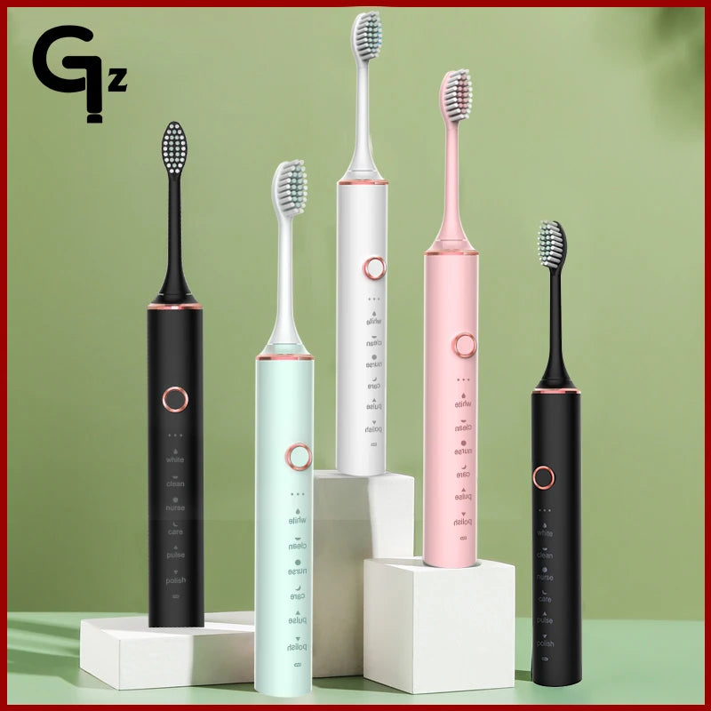 USB Rechargeable Soft Bristle Electric Toothbrush