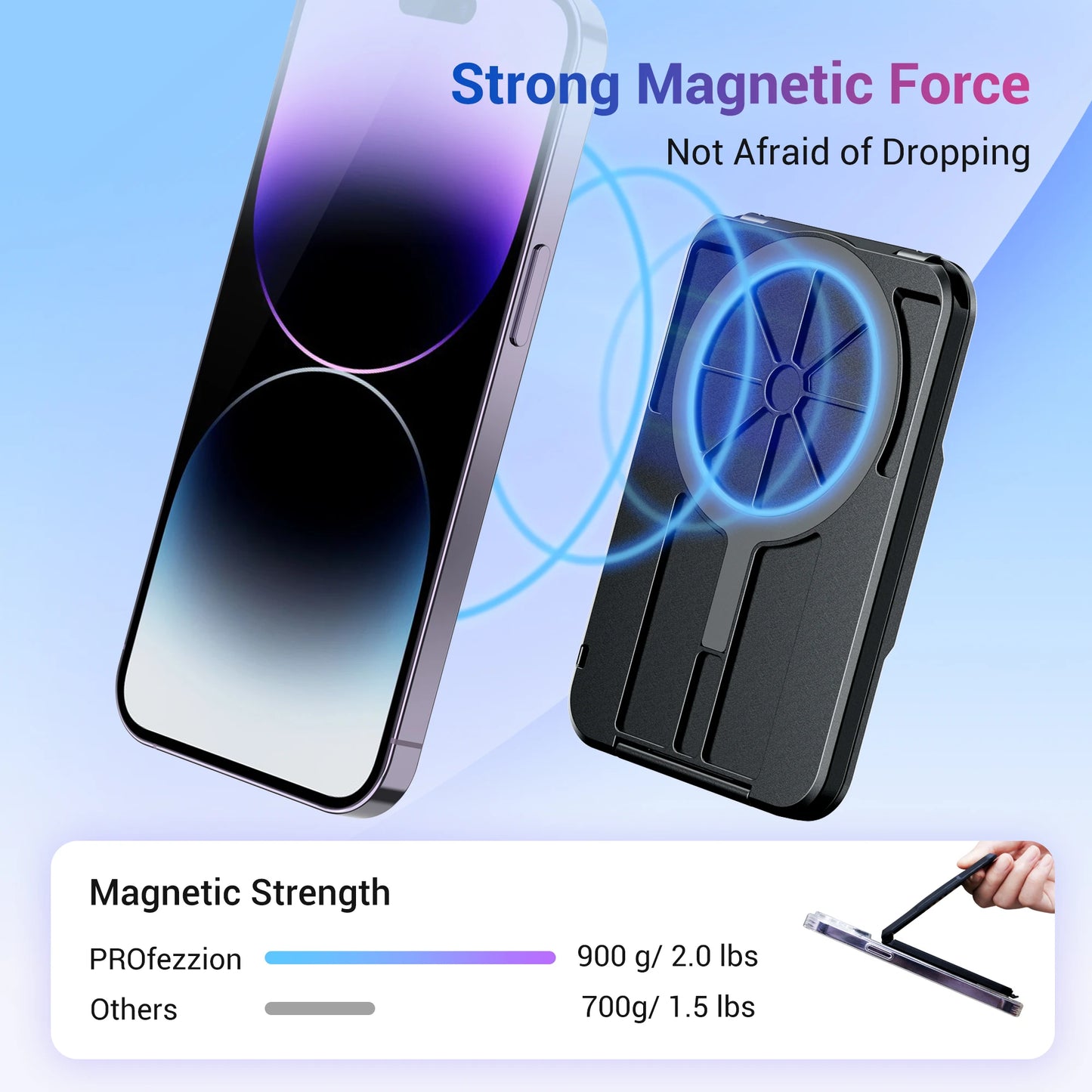 PROfezzion 2-in-1 for MagSafe Wallet Stand