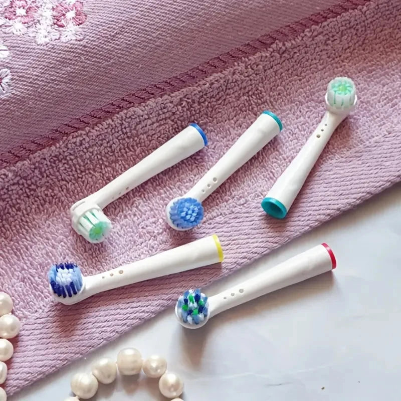 Replacement Toothbrush Heads with Protecting Covers