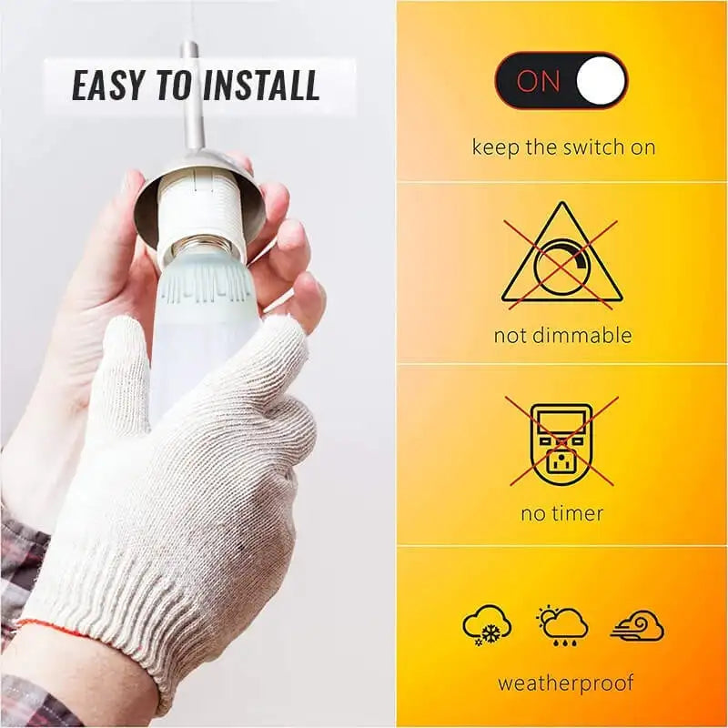 Light Bulb LED Induction Bulb Radar Sensor