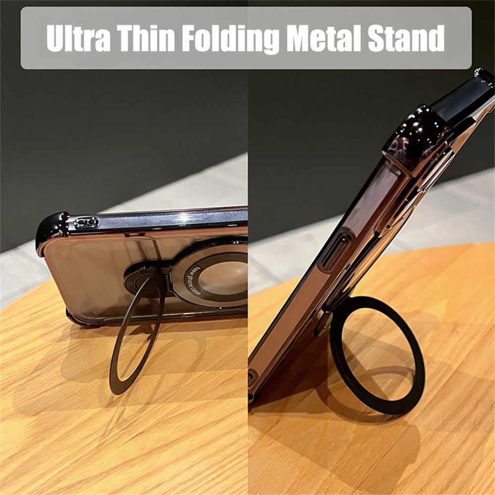 Magnetic Transparent Case For iPhone