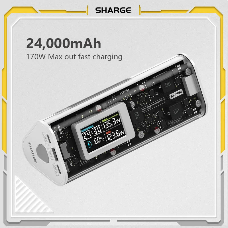SHARGE Power Bank Output Fast Charge