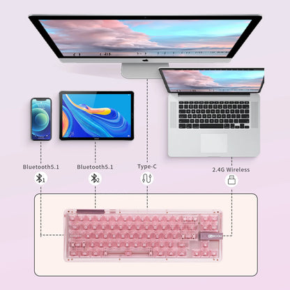 Phantom 68 Crystal Gasket-Mounted Keyboard