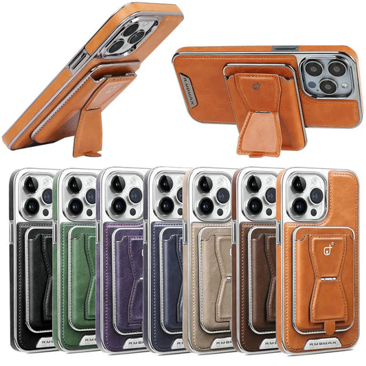Magnetic Wallet Phone Case for iPhone 16 Pro Max