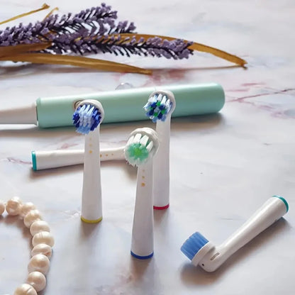 Replacement Toothbrush Heads with Protecting Covers